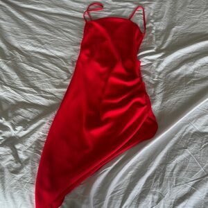 Amanda Uprichard strappy, high slit dress